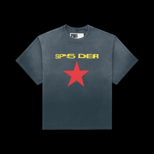 Sp5der Sp5 Der Star Tee 'Black'