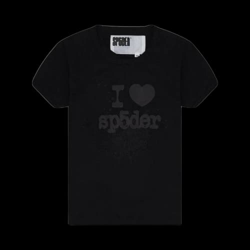 Sp5der Phantom Souvenir Baby Tee 'Black'
