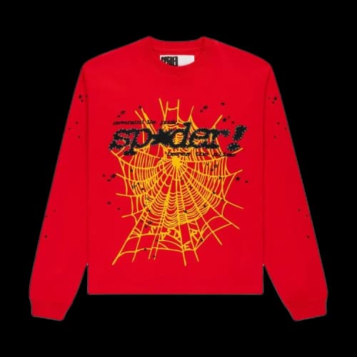 Sp5der Punk V2 Long-Sleeve 'Red'