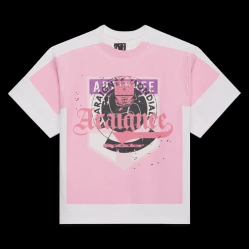 Sp5der Overprint Araignee Tee 'Pink'