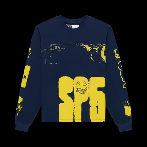 Sp5der X-Ray Long-Sleeve 'Navy'