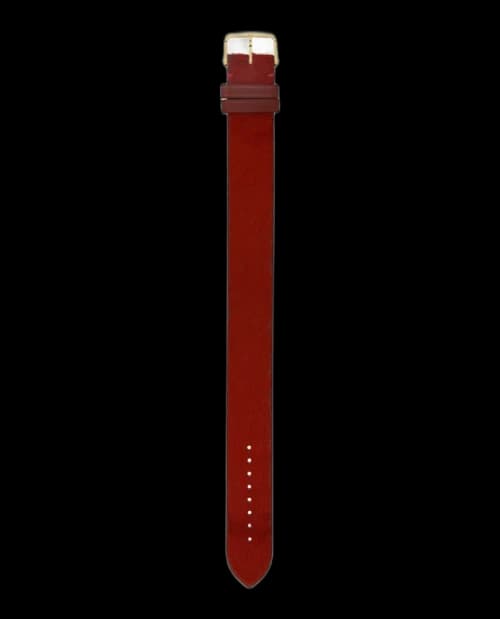 Tom Ford Leather Strap Burgundy