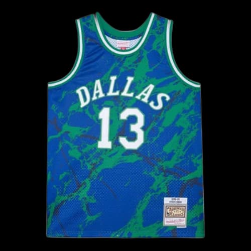 Mitchell & Ness x NBA Dallas Mavericks 1998-99 Marble Swingman Jersey 'Steve Nash 13'