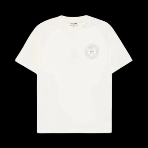 Lacoste Badge Jersey T-Shirt 'Crystal'