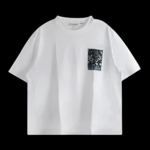Lacoste Loose Fit Thick Jersey T-Shirt 'White'