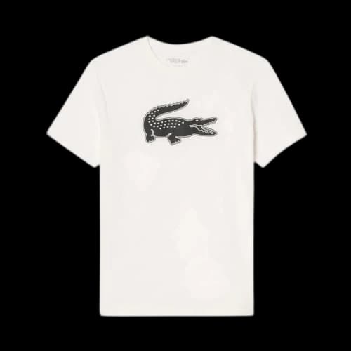 Lacoste Ultra Dry Logo Sport T-shirt White/Black