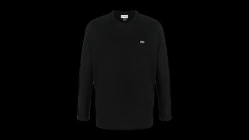 Lacoste Long Sleeved Cotton Pima T-shirt Black