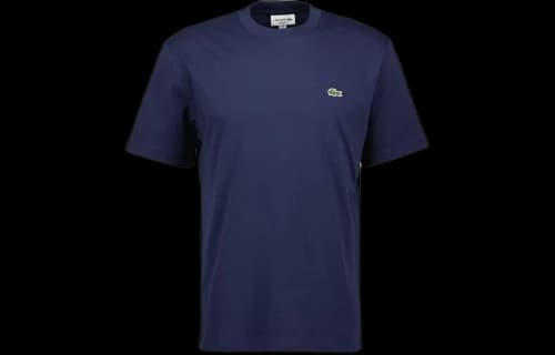 LACOSTE Logo Patch Crewneck T Shirt