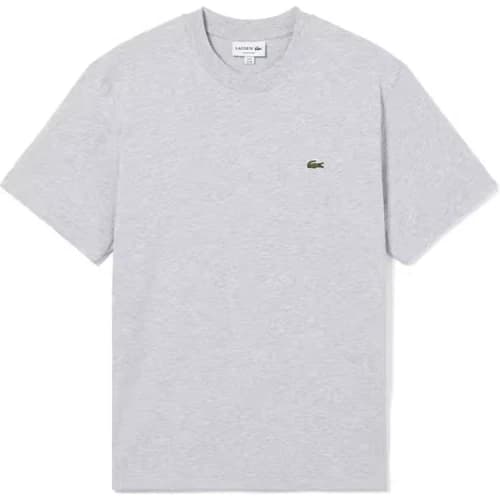 LACOSTE Logo Patch Crewneck T Shirt