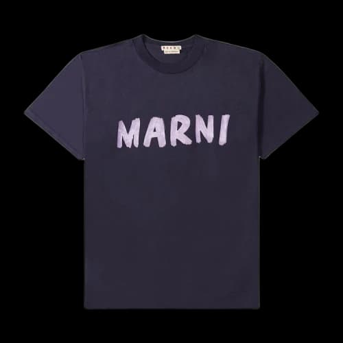Marni Logo T-Shirt 'Navy'