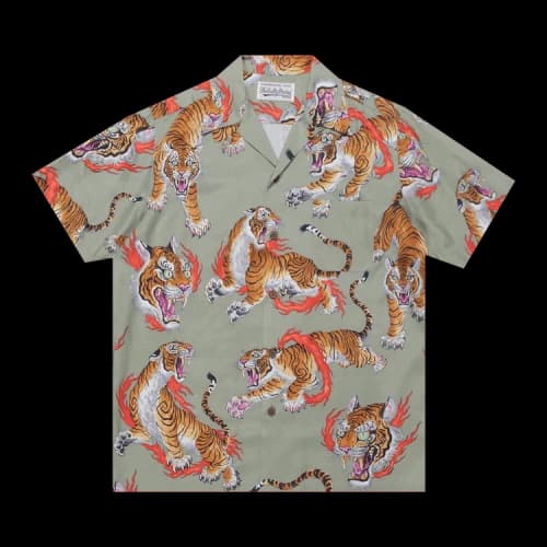Wacko Maria Tim Lehi Short-Sleeve Haiwaiian Shirt 'Grey'