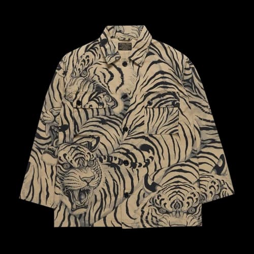 Wacko Maria Tim Lehi Army Shirt (Type-1) 'Khaki'