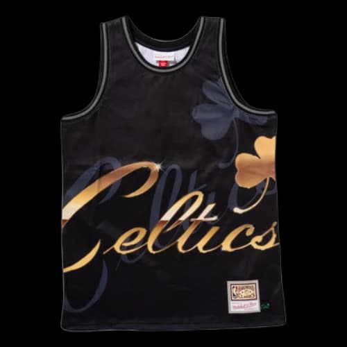 Mitchell & Ness x NBA Boston Celtics Big Face 4.0 Tank 'Black Gold'