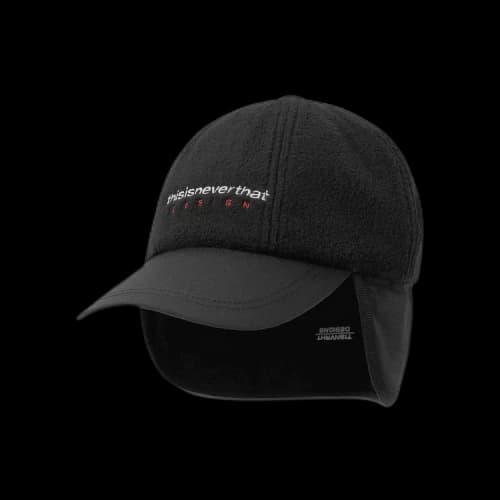 thisisneverthat DSN-Logo Fleece Earflap Cap 'Black'