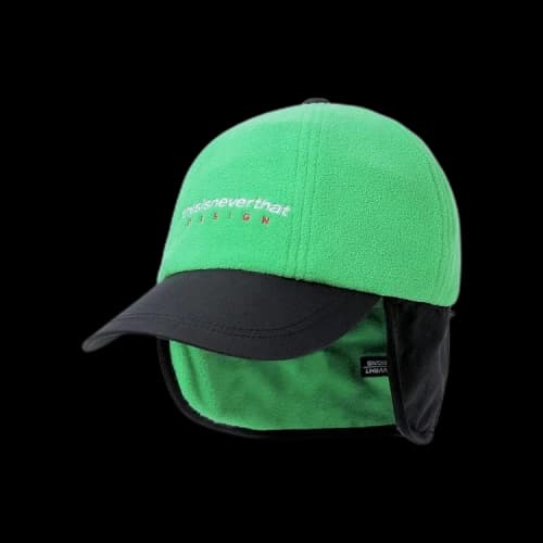 thisisneverthat DSN-Logo Fleece Earflap Cap 'Green'