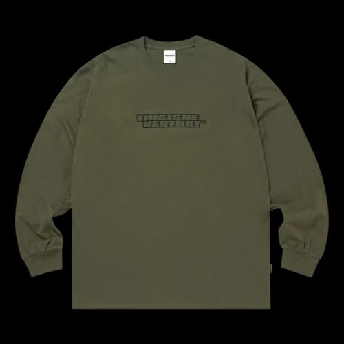 thisisneverthat BS-Logo Long-Sleeve Top 'Olive'