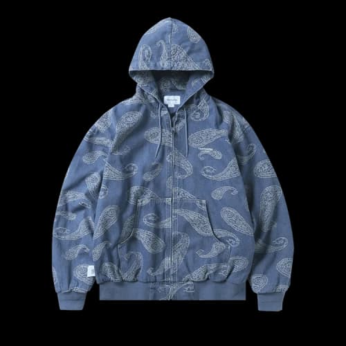 thisisneverthat Paisley Denim Jacket 'Blue'