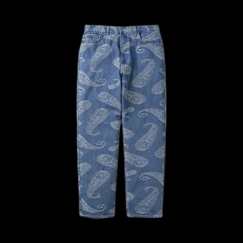thisisneverthat Paisley Denim Pant 'Blue'