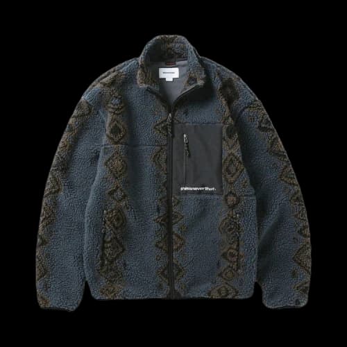 thisisneverthat SP Sherpa Fleece Jacket 'Navy'