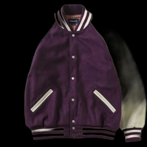 thisisneverthat Raglan Varsity Jacket 'Purple'
