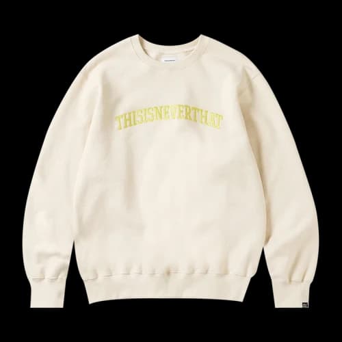 thisisneverthat Arch-Logo Crewneck 'Ivory'