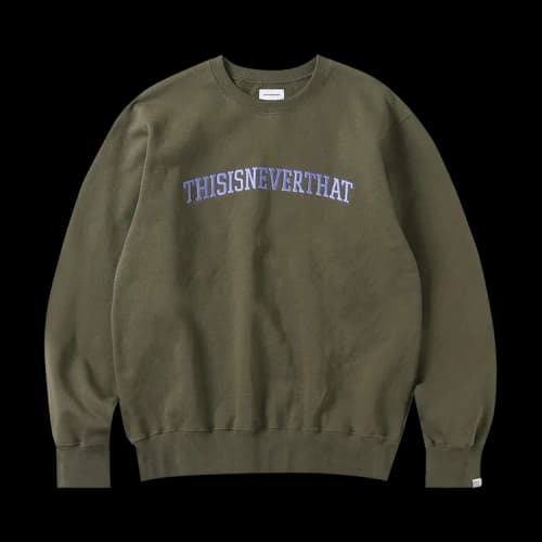 thisisneverthat Arch-Logo Crewneck 'Olive'