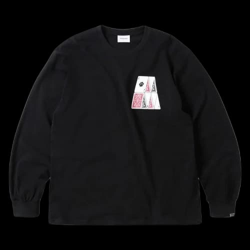 thisisneverthat Stacked Cards Long-Sleeve Tee 'Black'