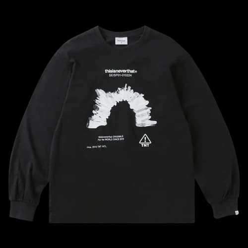 thisisneverthat Rock Balancing Long-Sleeve Tee 'Black'