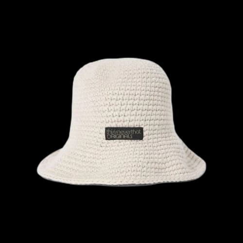 thisisneverthat Knitted Bucket Hat 'Ivory'