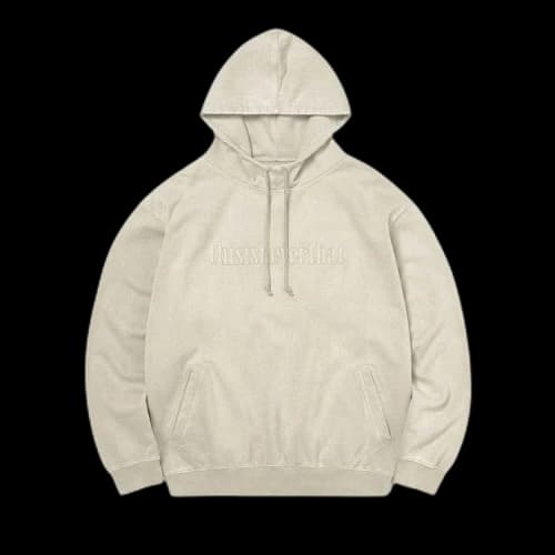 thisisneverthat Washed Embroidered Hoodie 'Stone'