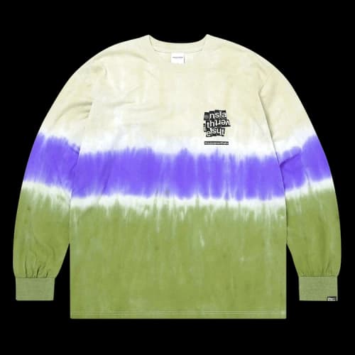 thisisneverthat Tie Dye Stripe Long-Sleeve Tee 'Beige'