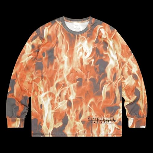 thisisneverthat Blaze Long-Sleeve Tee 'Red'