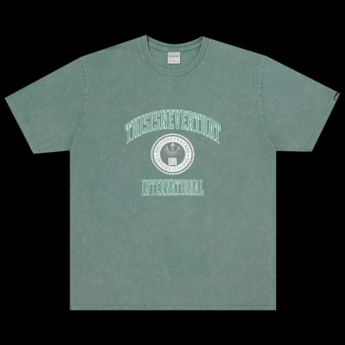 thisisneverthat Acid Washed Tee 'Dark Teal'
