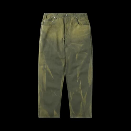 thisisneverthat Faded Denim Pant 'Olive'