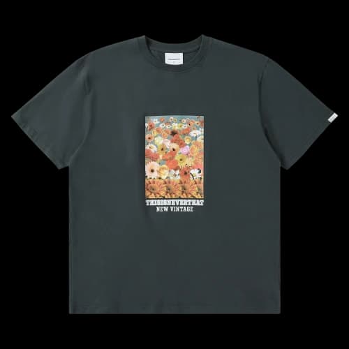 thisisneverthat Flower Collage Tee 'Charcoal'