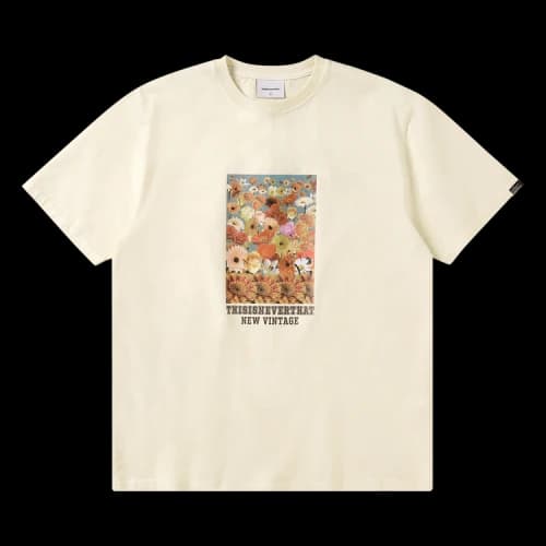thisisneverthat Flower Collage Tee 'Ivory'