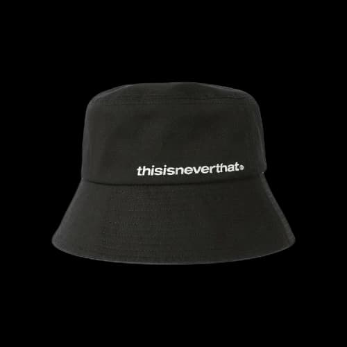 thisisneverthat Cotton Long Bill Bucket Hat 'Black'