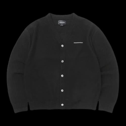 thisisneverthat T-Logo Boucle Cardigan 'Black'