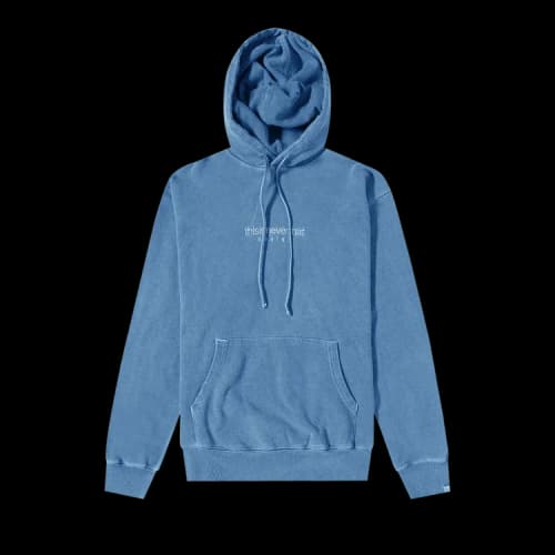thisisneverthat Indigo Dyed Hoodie 'Blue'