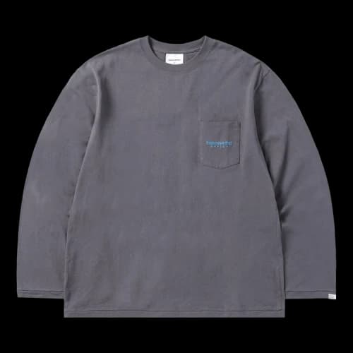 thisisneverthat L-Logo Pocket Long-Sleeve Tee 'Grey'