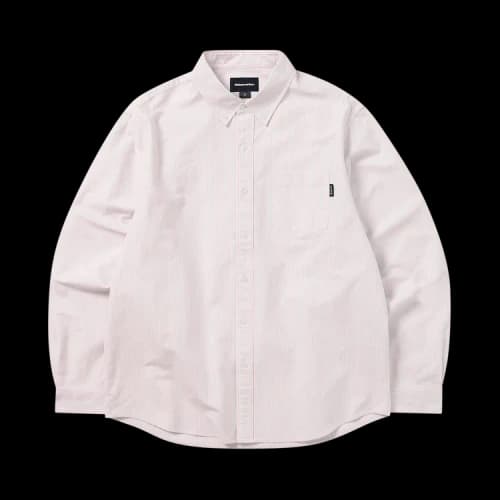 thisisneverthat Striped Oxford Shirt 'Pink'