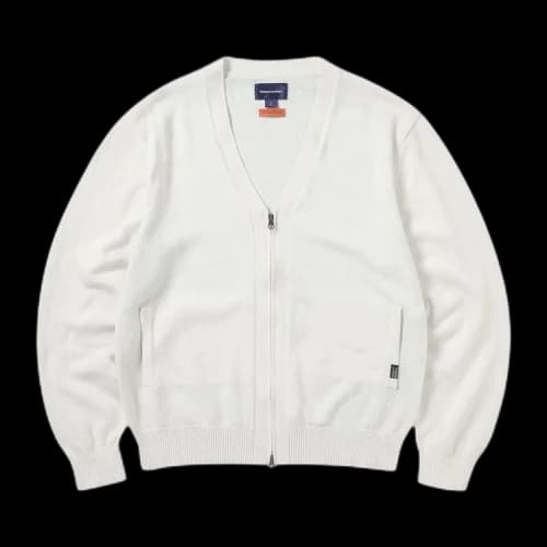 thisisneverthat Chess Zip Cardigan 'White'
