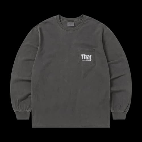 thisisneverthat That Pocket Long-Sleeve Tee 'Charcoal'