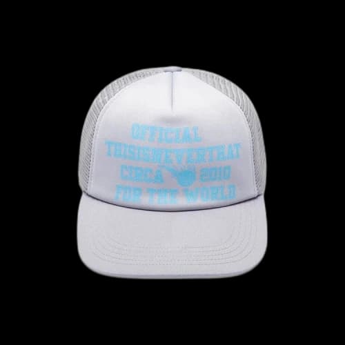 thisisneverthat For The World Mesh Trucker Cap 'Grey'
