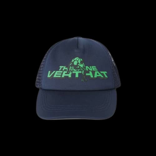 thisisneverthat First Man Title Mesh Trucker Cap 'Navy'