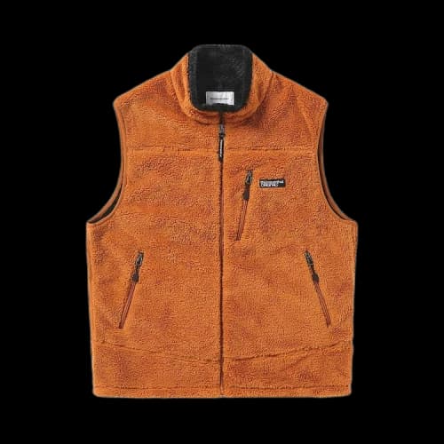 thisisneverthat High Loft Fleece Vest 'Orange'