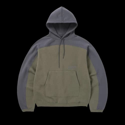 thisisneverthat Panelled Hoodie 'Olive'