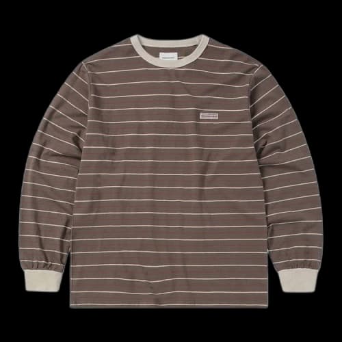 thisisneverthat Bold Stripe Long-Sleeve Tee 'Brown'