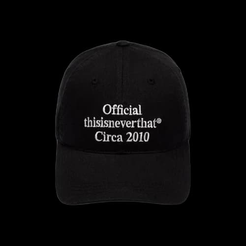 thisisneverthat Times Cap 'Black'