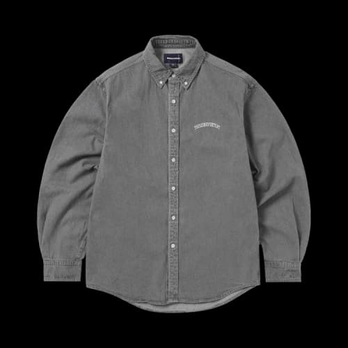 thisisneverthat Washed Denim Shirt 'Grey'